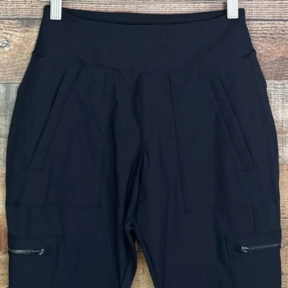Athleta Headlands Hybrid Cargo Tight Leggings Black Size 4